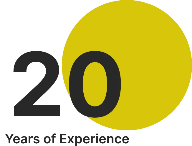 20 years of experience graphic design.