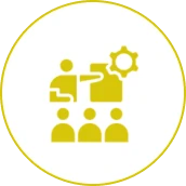 Icon of teamwork and project management.